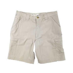 Weekender Shorts Mens 36 Khaki Cargo Pocket Casual Outdoor Lightweight Tan